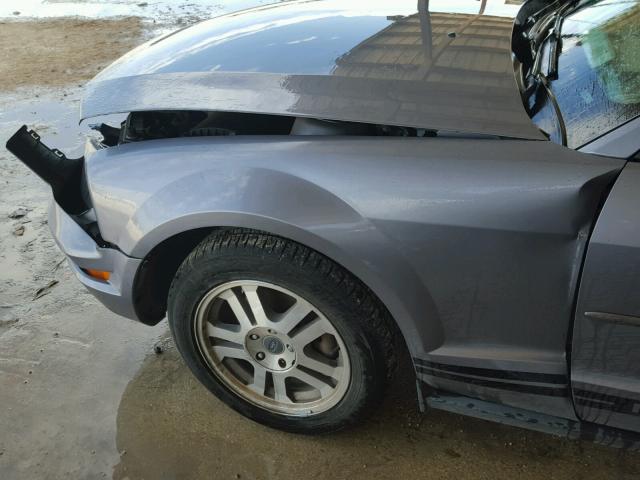 1ZVFT84N865226138 - 2006 FORD MUSTANG GRAY photo 9