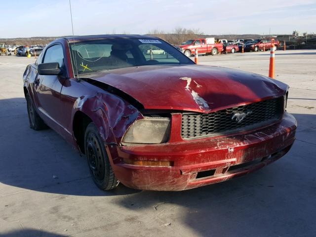 1ZVFT80N755184159 - 2005 FORD MUSTANG RED photo 1