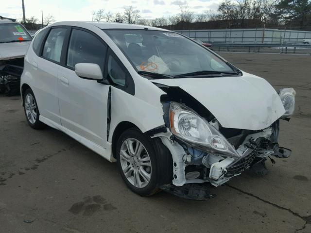 JHMGE8H57BC013326 - 2011 HONDA FIT SPORT WHITE photo 1