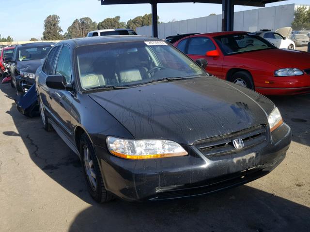 1HGCG66822A034142 - 2002 HONDA ACCORD EX BLACK photo 1