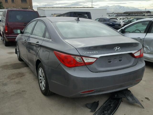 5NPEB4AC3BH034147 - 2011 HYUNDAI SONATA GLS GRAY photo 3