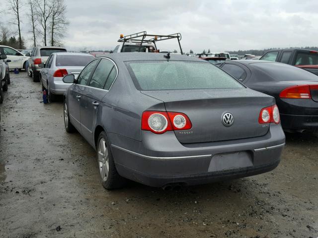 WVWAK73C78E198877 - 2008 VOLKSWAGEN PASSAT KOM GRAY photo 3