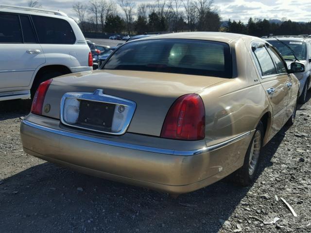 1LNFM81W7WY694000 - 1998 LINCOLN TOWN CAR E GOLD photo 4