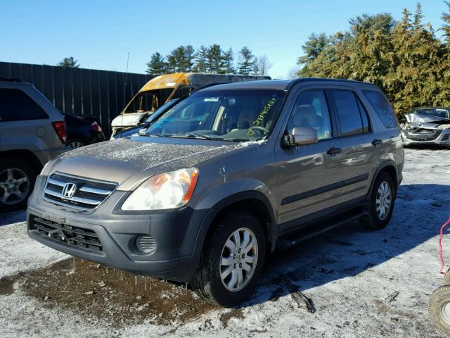 SHSRD78805U322461 - 2005 HONDA CR-V EX GOLD photo 2