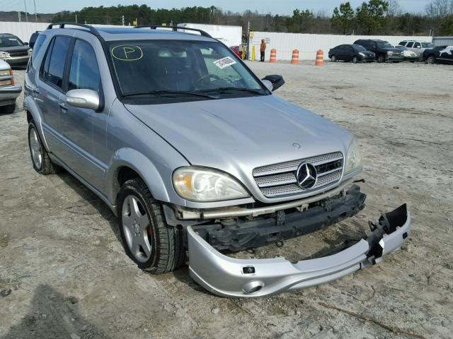 4JGAB74E92A355934 - 2002 MERCEDES-BENZ ML 55 SILVER photo 1