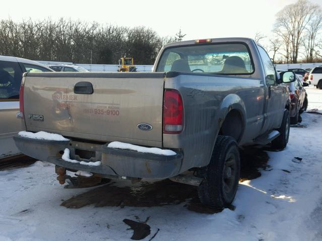 1FTSF31S33EB58204 - 2003 FORD F350 SRW S BEIGE photo 4