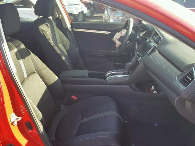 2HGFC2F72GH527644 - 2016 HONDA CIVIC EX RED photo 5