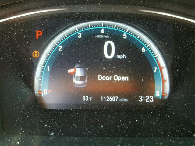 2HGFC2F72GH527644 - 2016 HONDA CIVIC EX წითელი ფოტო 8