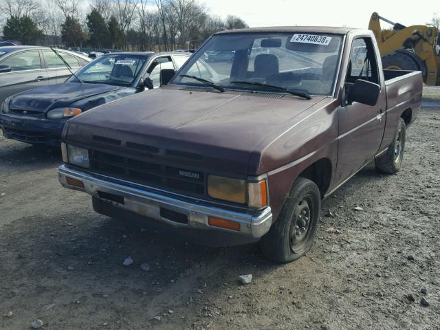 1N6ND11S2KC411401 - 1989 NISSAN D21 SHORT BURGUNDY photo 2