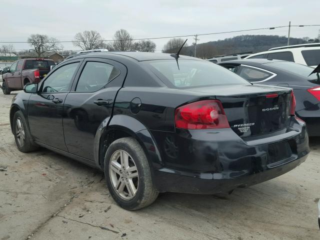 1C3CDZCG7DN508087 - 2013 DODGE AVENGER SX BLACK photo 3