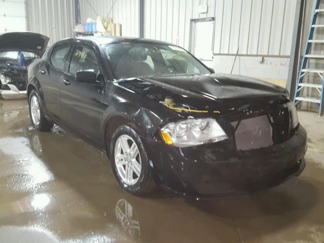 1B3BD1FB5BN617249 - 2011 DODGE AVENGER MA BLACK photo 1