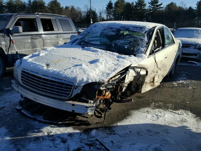 1G6KD54Y65U200975 - 2005 CADILLAC DEVILLE WHITE photo 2