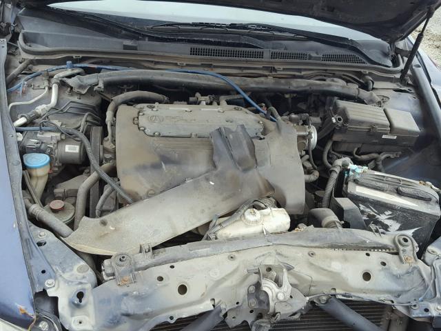 19UUA65534A060815 - 2004 ACURA TL BLUE photo 7