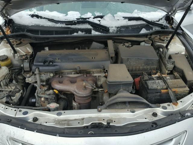 4T1BE46K08U225268 - 2008 TOYOTA CAMRY CE SILVER photo 7