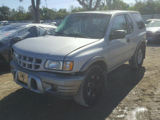 4S2CK57WX24327889 - 2002 ISUZU RODEO SPOR SILVER photo 2