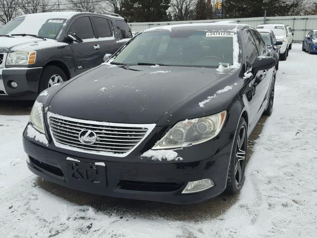 JTHBL46F875021130 - 2007 LEXUS LS 460 BLACK photo 2