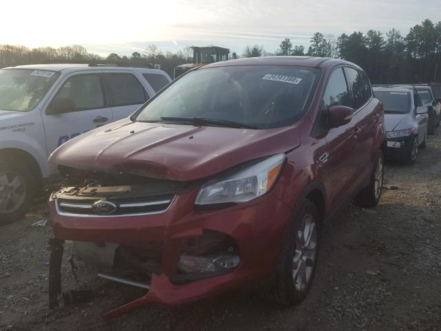 1FMCU0H95DUA47474 - 2013 FORD ESCAPE SEL RED photo 2