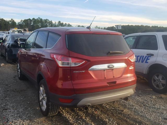 1FMCU0H95DUA47474 - 2013 FORD ESCAPE SEL RED photo 3