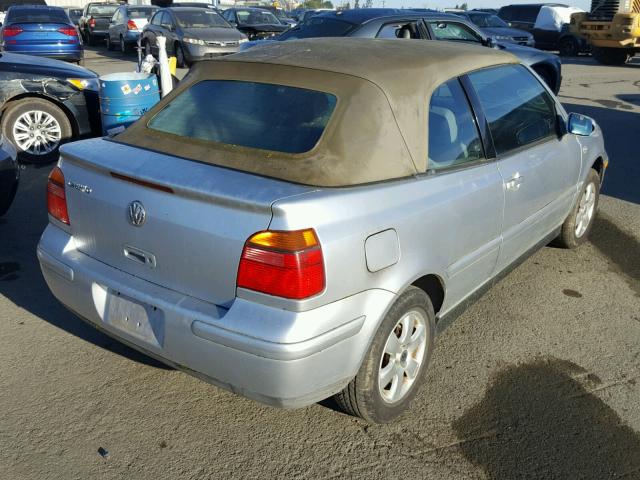 3VWDC21V32M806037 - 2002 VOLKSWAGEN CABRIO GLX 银色 照片 4