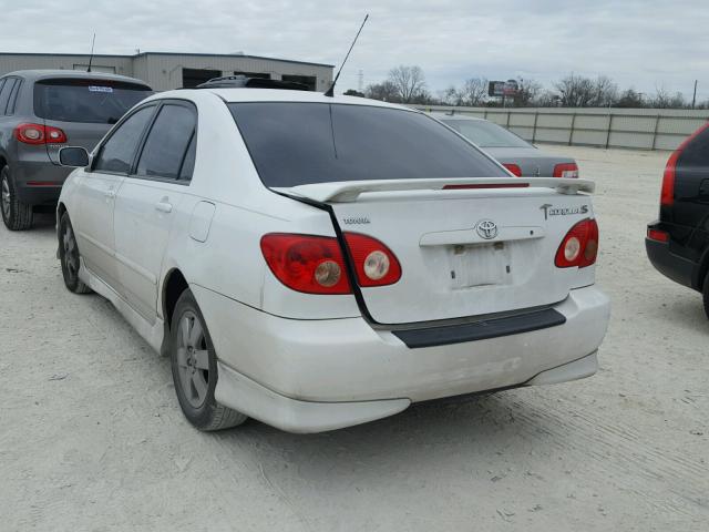 1NXBR32E47Z772587 - 2007 TOYOTA COROLLA CE WHITE photo 3