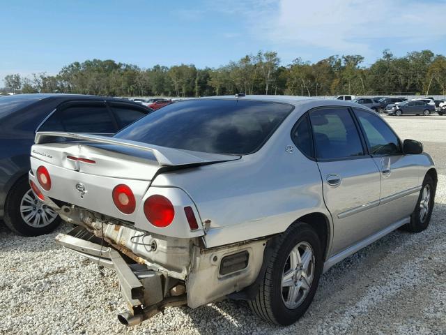 2G1WH52K259388918 - 2005 CHEVROLET IMPALA LS SILVER photo 4