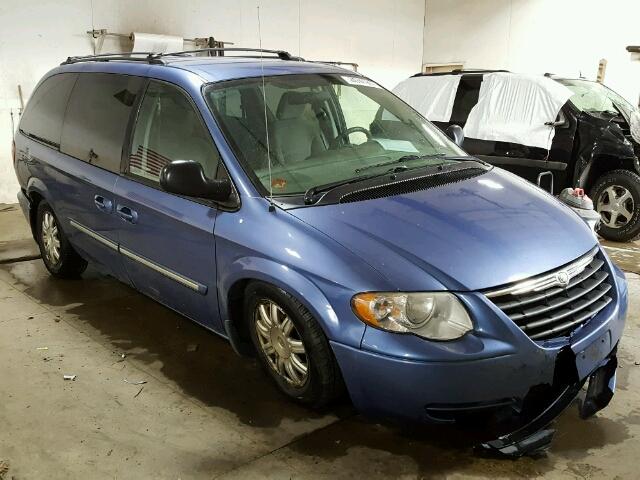 2A4GP54L57R103436 - 2007 CHRYSLER TOWN & COU BLUE photo 1