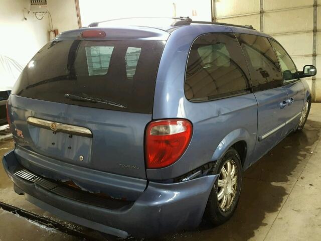 2A4GP54L57R103436 - 2007 CHRYSLER TOWN & COU BLUE photo 4