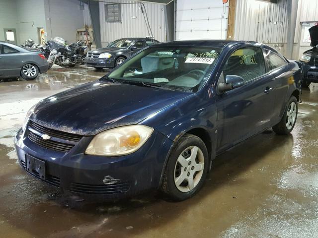 1G1AL18F787255234 - 2008 CHEVROLET COBALT LT BLUE photo 2