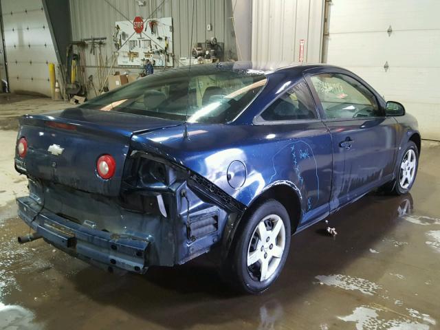 1G1AL18F787255234 - 2008 CHEVROLET COBALT LT BLUE photo 4