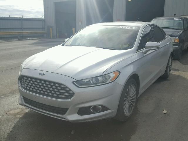 3FA6P0K93DR143327 - 2013 FORD FUSION TIT SILVER photo 2