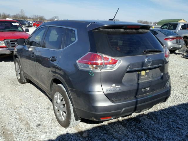 JN8AT2MTXGW012650 - 2016 NISSAN ROGUE S GRAY photo 3