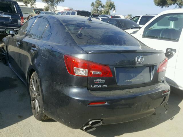 JTHBP262185000532 - 2008 LEXUS IS-F GRAY photo 3