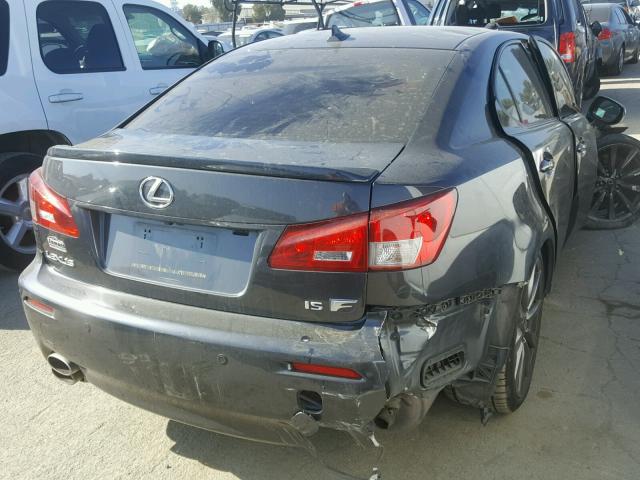 JTHBP262185000532 - 2008 LEXUS IS-F GRAY photo 4