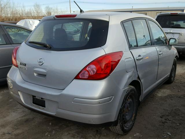 3N1BC1CPXBL388359 - 2011 NISSAN VERSA S SILVER photo 4