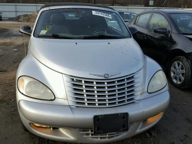 3C3EY55E65T604330 - 2005 CHRYSLER PT CRUISER SILVER photo 9