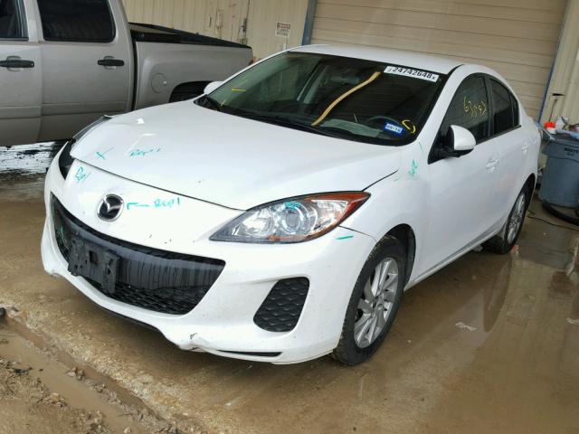 JM1BL1V70D1778990 - 2013 MAZDA 3 I WHITE photo 2