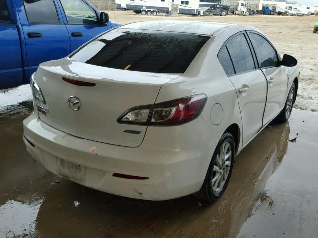 JM1BL1V70D1778990 - 2013 MAZDA 3 I WHITE photo 4