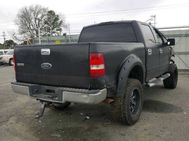 1FTPW12514KC85605 - 2004 FORD F150 SUPER BLACK photo 4