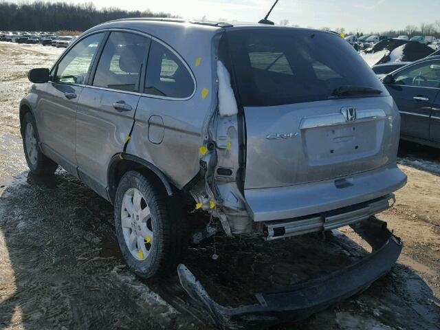 5J6RE48768L024714 - 2008 HONDA CR-V EXL SILVER photo 3