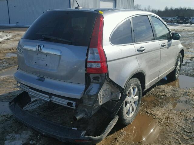 5J6RE48768L024714 - 2008 HONDA CR-V EXL SILVER photo 4