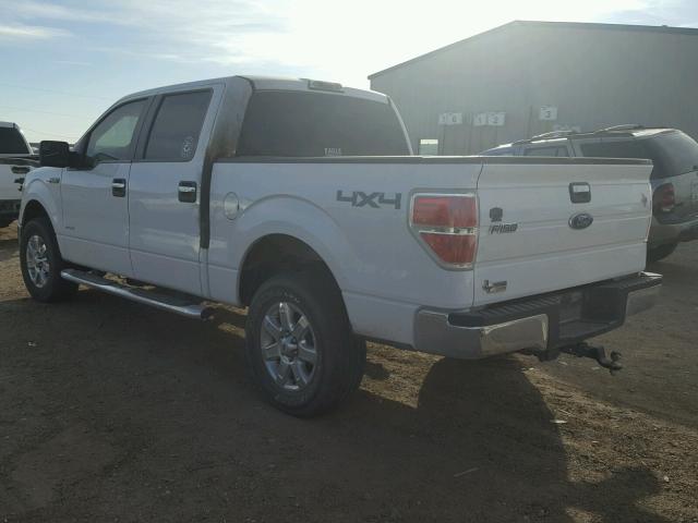 1FTFW1ET2EKF36929 - 2014 FORD F150 SUPER WHITE photo 3