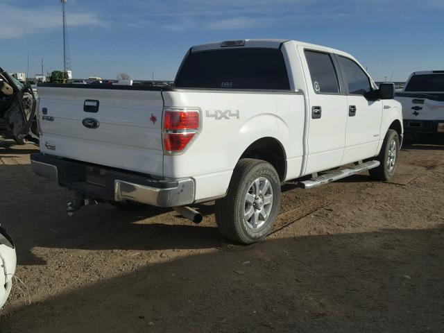 1FTFW1ET2EKF36929 - 2014 FORD F150 SUPER WHITE photo 4