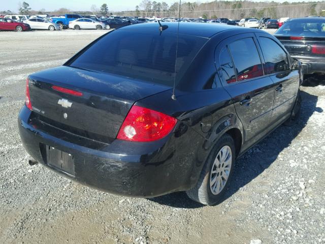 1G1AD5F56A7237344 - 2010 CHEVROLET COBALT 1LT BLACK photo 4