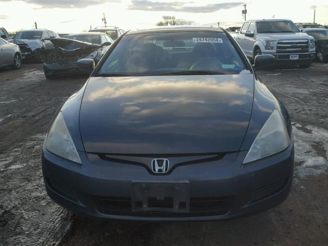 1HGCM72534A004015 - 2004 HONDA ACCORD EX GRAY photo 9