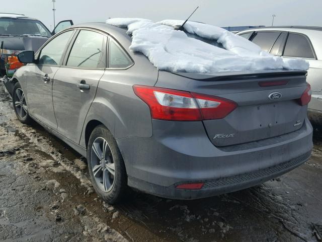 1FADP3F2XEL223438 - 2014 FORD FOCUS SE GRAY photo 3