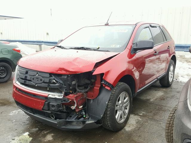 2FMDK3GC8ABB26311 - 2010 FORD EDGE SE BURGUNDY photo 2