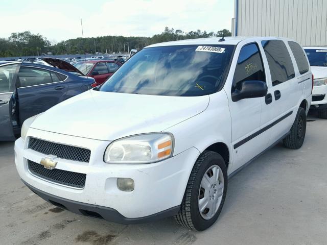 1GBDV13168D209278 - 2008 CHEVROLET UPLANDER I WHITE photo 2