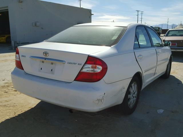 4T1BE32K64U363780 - 2004 TOYOTA CAMRY LE WHITE photo 4