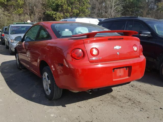 1G1AL15F377360338 - 2007 CHEVROLET COBALT LT RED photo 3