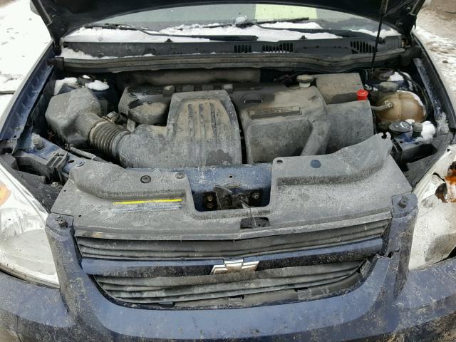 1G1AS58H297153840 - 2009 CHEVROLET COBALT LS BLUE photo 7